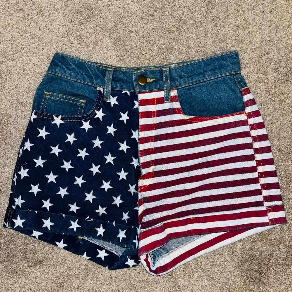 American Flag American Apparel Shorts